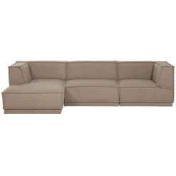 Woood Manu Chaise Longue Bank Links Teddy Taupe [fsc]