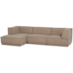 Woood Manu Chaise Longue Bank Links Teddy Taupe [fsc]