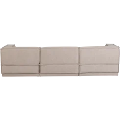 Woood Manu Chaise Longue Bank Links Grove Chenille Naturel [fsc]
