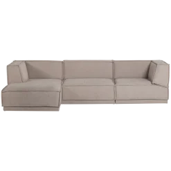 Woood Manu Chaise Longue Bank Links Grove Chenille Naturel [fsc]