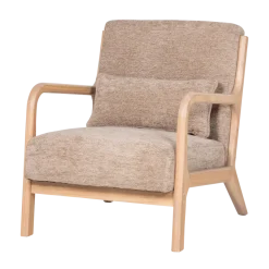Woood Mark Fauteuil Chenille Zand
