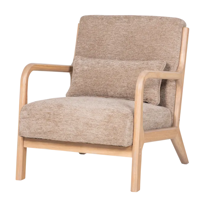 Woood Mark Fauteuil Chenille Zand