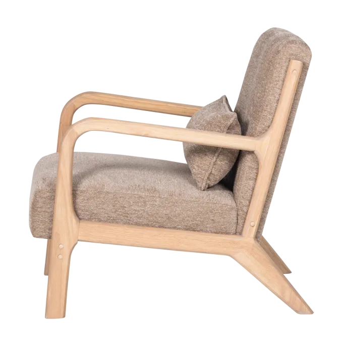 Woood Mark Fauteuil Chenille Zand