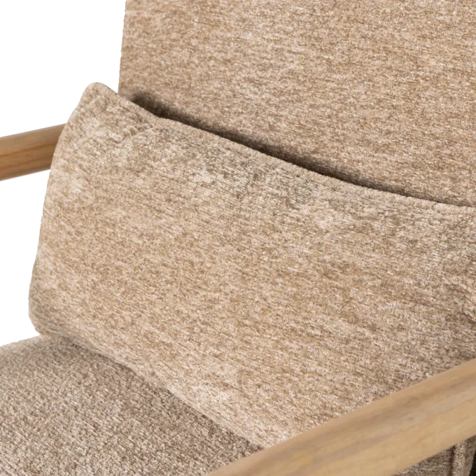 Woood Mark Fauteuil Chenille Zand