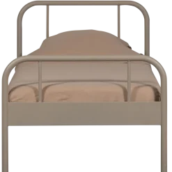 Woood Mata 1-persoons bed metaal zand 90x200cm