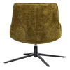 Woood Maudi Draaifauteuil Chenille Structuur Groen