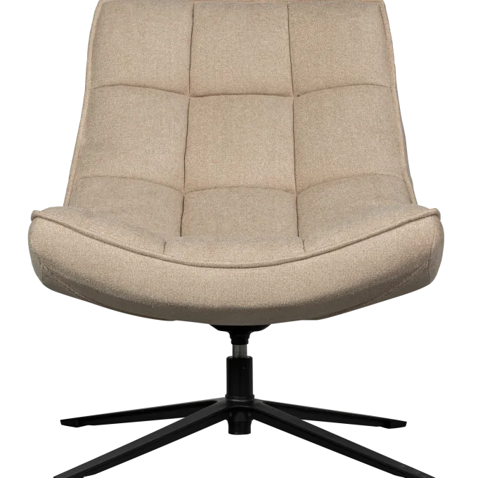 Woood Maudi draaifauteuil naturel