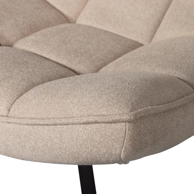 Woood Maudi draaifauteuil naturel