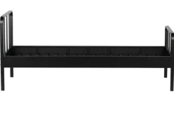Woood Mees Bed Metaal Zwart 90x200 Cm