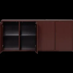 Woood Merel Dressoir grenen bordeaux 200 cm[fsc]