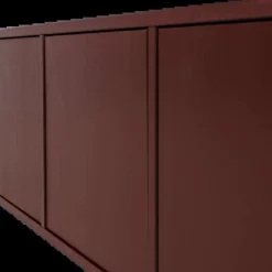 Woood Merel TV meubel grenen bordeaux 200 cm[fsc]