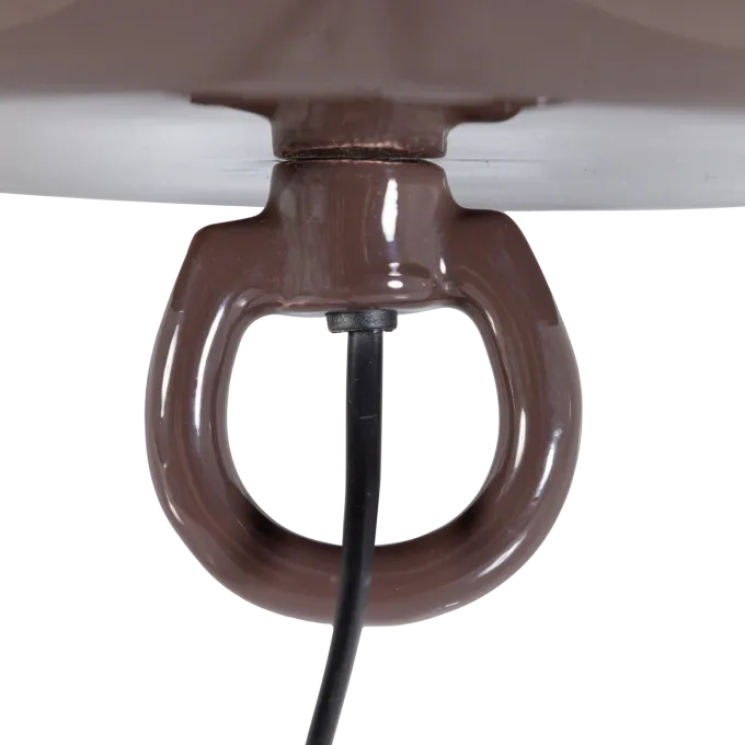 Woood Mero Tafellamp 34xo35 Cm Metaal Hoogglans Bruin