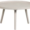 Woood Mesa Bijzettafel L Hout Antique Beige 34 X Ø 60