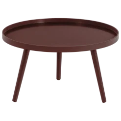 Woood Mesa Bijzettafel L 34xo60 Cm Hout Bordeauxrood [FSC]