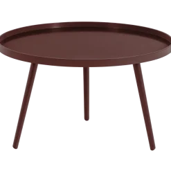 Woood Mesa Bijzettafel Xl 39xo78 Cm Hout Bordeauxrood [FSC]