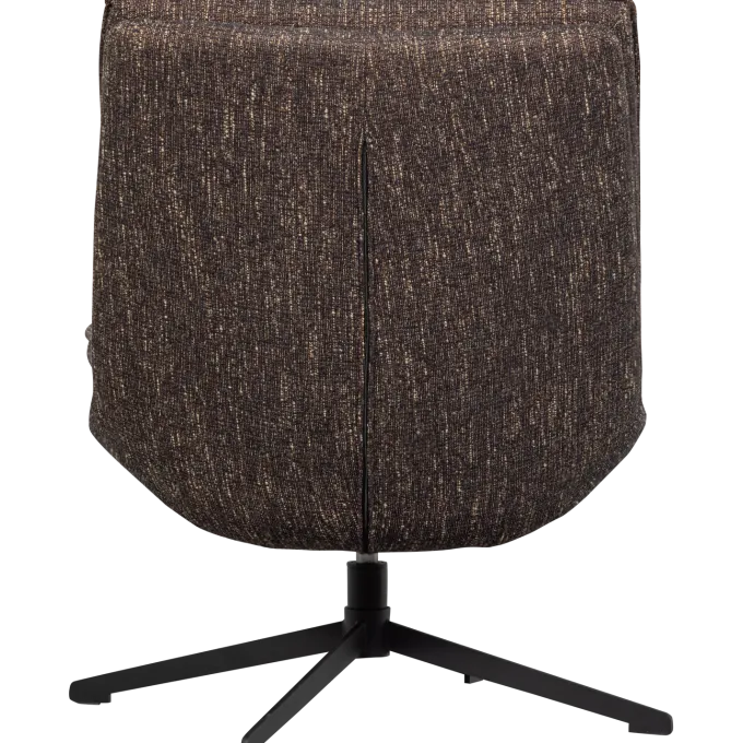 Woood Milaro draaifauteuil bruin melange