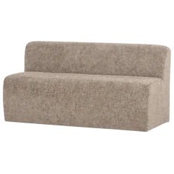 Woood Mojo Base Eetbank 164 Cm Rugleuning Wollig Donkerzand [FSC]