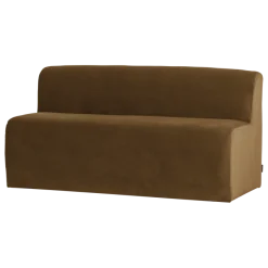 Woood Mojo Base Eetbank 164 Cm Rugleuning Velvet Honinggeel [FSC]