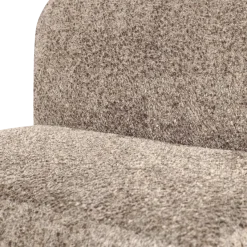 Woood Mojo Base Eetbank 84 Cm Rugleuning Wollig Donkerzand [FSC]