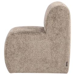 Woood Mojo Base Eetbank 84 Cm Rugleuning Wollig Donkerzand [FSC]