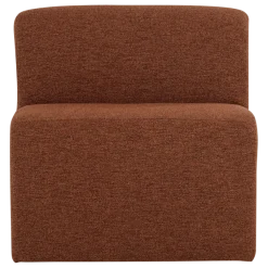 Woood Mojo Base Eetbank 84 Cm Rugleuning Boucle Roestbruin [FSC]