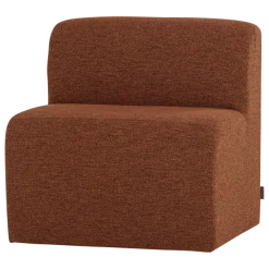 Woood Mojo Base Eetbank 84 Cm Rugleuning Boucle Roestbruin [FSC]