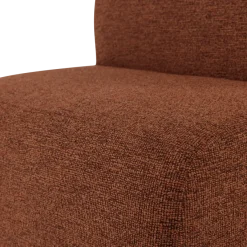 Woood Mojo Base Eetbank 84 Cm Rugleuning Boucle Roestbruin [FSC]