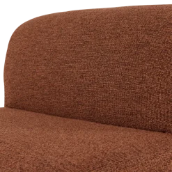 Woood Mojo Base Eetbank 84 Cm Rugleuning Boucle Roestbruin [FSC]