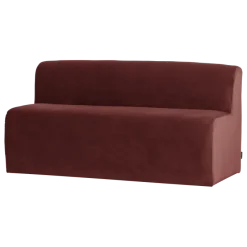 Woood Mojo Base Eetbank 164cm Rugleuning Velvet Kastanjebruin[Fsc]