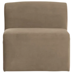 Woood Mojo Base Eetbank 84 Cm Rugleuning Velvet Khaki [FSC]