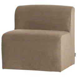 Woood Mojo Base Eetbank 84 Cm Rugleuning Velvet Khaki [FSC]