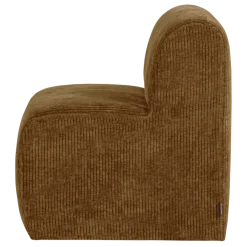 Woood Mojo Base Eetbank 84 Cm Rugleuning Rib Honinggeel [FSC]