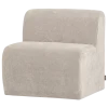 Woood Mojo Base Eetbank 84 Cm Rugleuning Rib Ecru [FSC]