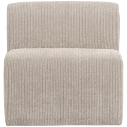 Woood Mojo Base Eetbank 84 Cm Rugleuning Rib Ecru [FSC]