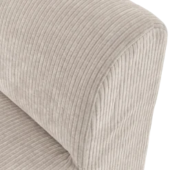 Woood Mojo Base Eetbank 84 Cm Rugleuning Rib Ecru [FSC]