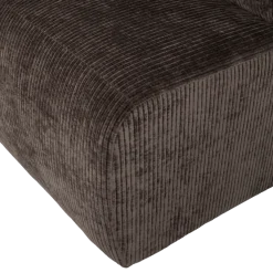 Woood Mojo Base Eetbank 84 Cm Rugleuning Rib Bruin [FSC]