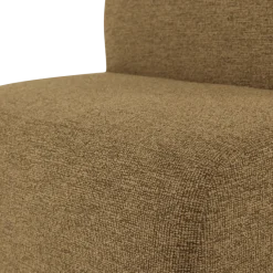 Woood Mojo Base Eetbank 84 Cm Rugleuning Boucle Geel/Bruin [FSC]