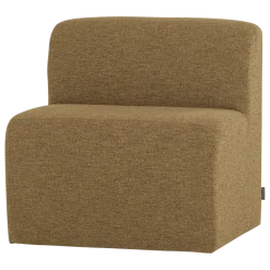 Woood Mojo Base Eetbank 84 Cm Rugleuning Boucle Geel/Bruin [FSC]