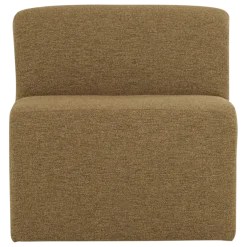 Woood Mojo Base Eetbank 84 Cm Rugleuning Boucle Geel/Bruin [FSC]