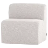 Woood Mojo Base Eetbank 84 Cm Rugleuning Boucle Ecru [FSC]