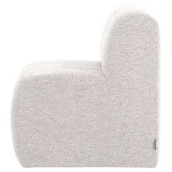 Woood Mojo Base Eetbank 84 Cm Rugleuning Boucle Ecru [FSC]