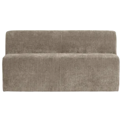 Woood Mojo Base Eetbank 164 Cm Rugleuning Rib Donkerzand [FSC]