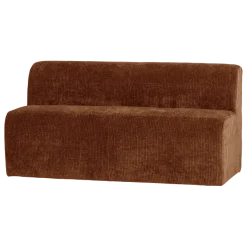 Woood Mojo Base Eetbank 164 Cm Rugleuning Rib Roestbruin [FSC]