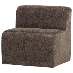 Woood Mojo Base Eetbank 84 Cm Rugleuning Wollig Bruin [FSC]