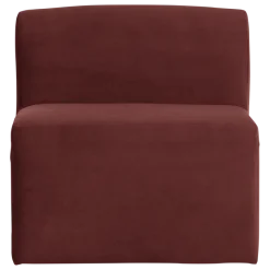 Woood Mojo Base Eetbank 84 Cm Rugleuning Velvet Kastanjebruin[Fsc]