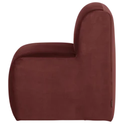 Woood Mojo Base Eetbank 84 Cm Rugleuning Velvet Kastanjebruin[Fsc]