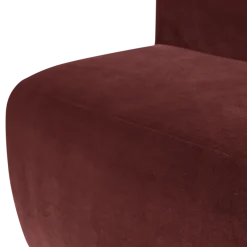 Woood Mojo Base Eetbank 84 Cm Rugleuning Velvet Kastanjebruin[Fsc]