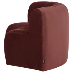 Woood Mojo Base Eetbank Halfronde Hoek Rug Velvet K.Bruin [FSC]