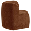Woood Mojo Base Eetbank Halfronde Hoek Rugleuning Rib R.Bruin[Fsc]
