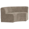 Woood Mojo Base Eetbank Halfronde Hoek Rugleuning Rib D.Zand [FSC]